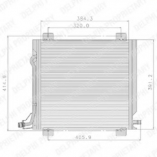 TSP0225088 DELPHI Конденсатор, кондиционер