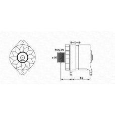 943355193010 MAGNETI MARELLI Генератор