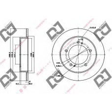 BD1265 DJ PARTS Тормозной диск