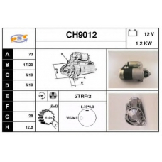 CH9012 SNRA Стартер