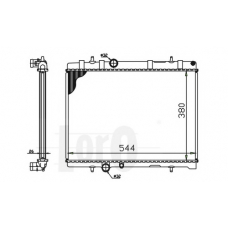 009-017-0043 LORO Радиатор, охлаждение двигателя
