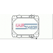 4000001 KUHLER SCHNEIDER Радиатор, охлаждение двигател