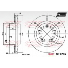 861282.6880 MAXTECH Тормозной диск