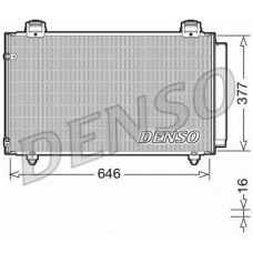 DCN50043 DENSO Конденсатор, кондиционер