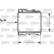 819396 VALEO Радиатор, охлаждение двигателя