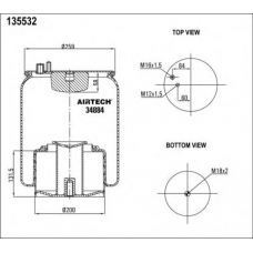 34884 K Airtech Кожух пневматической рессоры