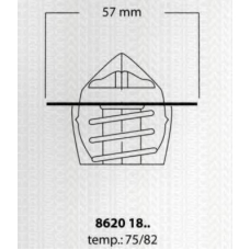 8620 1875 TRISCAN Термостат, охлаждающая жидкость