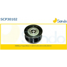 SCP30102 SANDO Ременный шкив, генератор