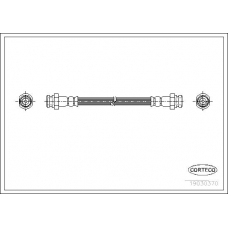 19030370 CORTECO Тормозной шланг