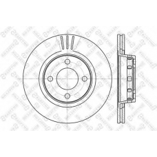 6020-4740V-SX STELLOX Тормозной диск