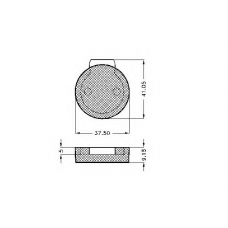 30060 SPIDAN Комплект тормозных колодок, дисковый тормоз