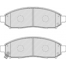 FDB1997 FERODO Комплект тормозных колодок, дисковый тормоз