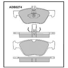 ADB0274 Allied Nippon Тормозные колодки