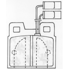 BP527 QH Benelux Комплект тормозных колодок, дисковый тормоз