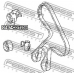 0187-CDT250 FEBEST Натяжной ролик, ремень ГРМ