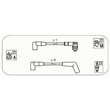 FS14 JANMOR Комплект проводов зажигания