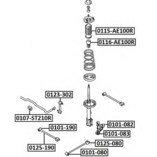 0123-302 ASVA Тяга / стойка, стабилизатор