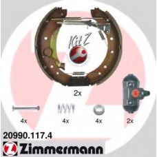 20990.117.4 ZIMMERMANN Комплект тормозных колодок