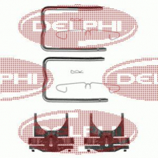 LX0220 DELPHI Комплектующие, колодки дискового тормоза