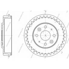 K340A07 NPS Тормозной барабан