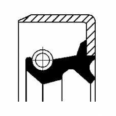 19016644B CORTECO Уплотняющее кольцо, ступица колеса