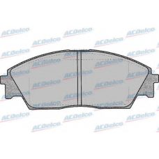 AC058082D AC Delco Комплект тормозных колодок, дисковый тормоз