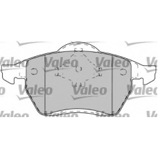 597213 VALEO Комплект тормозных колодок, дисковый тормоз