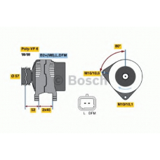 0 121 715 101 BOSCH Генератор