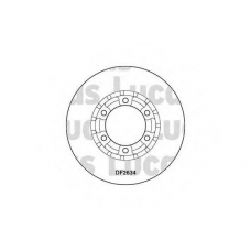 DF2634 TRW Тормозной диск
