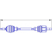 12468 SERCORE Приводной вал