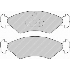 T0610489 RAMEDER Комплект тормозных колодок, дисковый тормоз