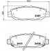 P 83 038 BREMBO Комплект тормозных колодок, дисковый тормоз