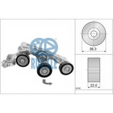 55183 RUVILLE Натяжитель ремня, клиновой зубча