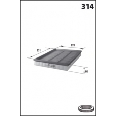 ELP3829 MECAFILTER Воздушный фильтр