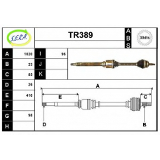 TR389 SERA Приводной вал