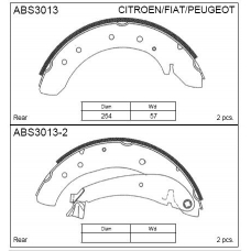 ABS3013 Allied Nippon Колодки барабанные