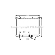 SZ2097 AVA Радиатор, охлаждение двигателя