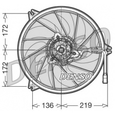 DER21008 NPS Вентилятор, охлаждение двигателя