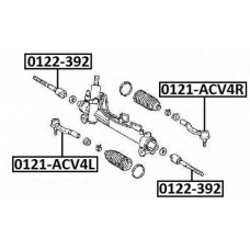 0121-ACV4L ASVA Наконечник поперечной рулевой тяги