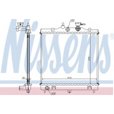66655 NISSENS Радиатор, охлаждение двигателя