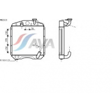 ME2113 AVA Радиатор, охлаждение двигател