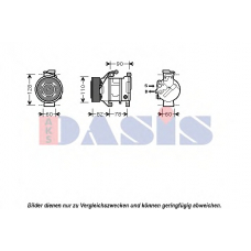 850357N AKS DASIS Компрессор, кондиционер