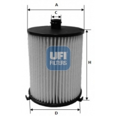 26.073.00 UFI Топливный фильтр