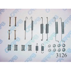 3126 CARRAB BRAKE PARTS Комплектующие, тормозная колодка