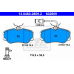 13.0460-2809.2 ATE Комплект тормозных колодок, дисковый тормоз