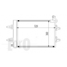 053-016-0015 LORO Конденсатор, кондиционер
