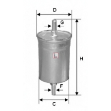 S 1718 B SOFIMA Топливный фильтр