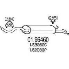 01.96460 MTS Глушитель выхлопных газов конечный