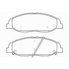 MDB3081 MINTEX Комплект тормозных колодок, дисковый тормоз