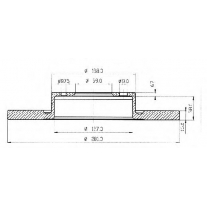 BDC4769 QUINTON HAZELL Тормозной диск